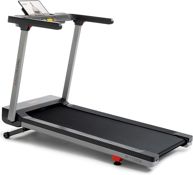 Sunny Health & Fitness Fully Assembled Auto Incline Treadmill for Home Gym