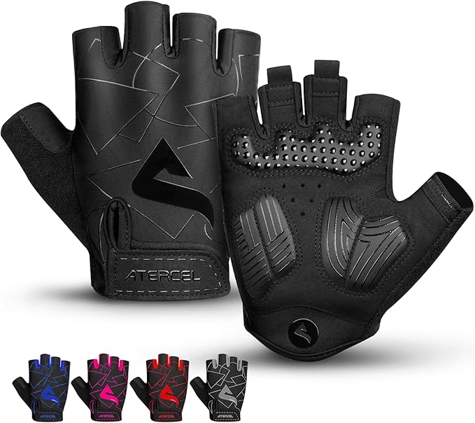 ATERCEL Cycling Gloves, Bike Gloves for Men Women, Bicycle Glove for Cycling, Workout, Gym, Training, Weight Lifting Outdoor, Mountain Bike, and Riding
