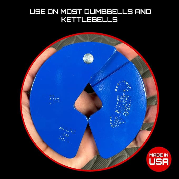Micro Gainz 1.25LB Dumbbell Fractional Weight Plates, 2-Piece