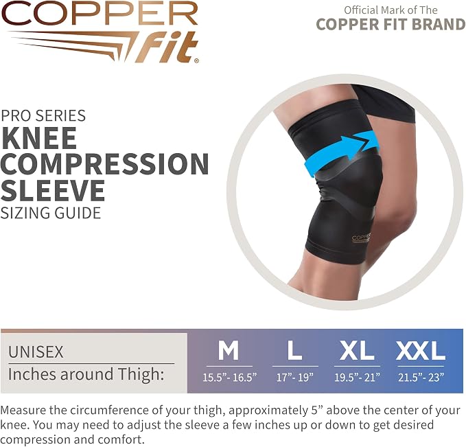 Copper Fit Pro Series Knee Compression Sleeve