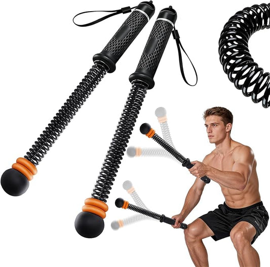 Ropeless Battle Ropes,Weighted Cordless Battle Ropes for Home Gym, Portable Full Body HIIT Cardio & Arm Strength Training, Low-Impact Fitness Exercise Heavy Gear for Men & Women