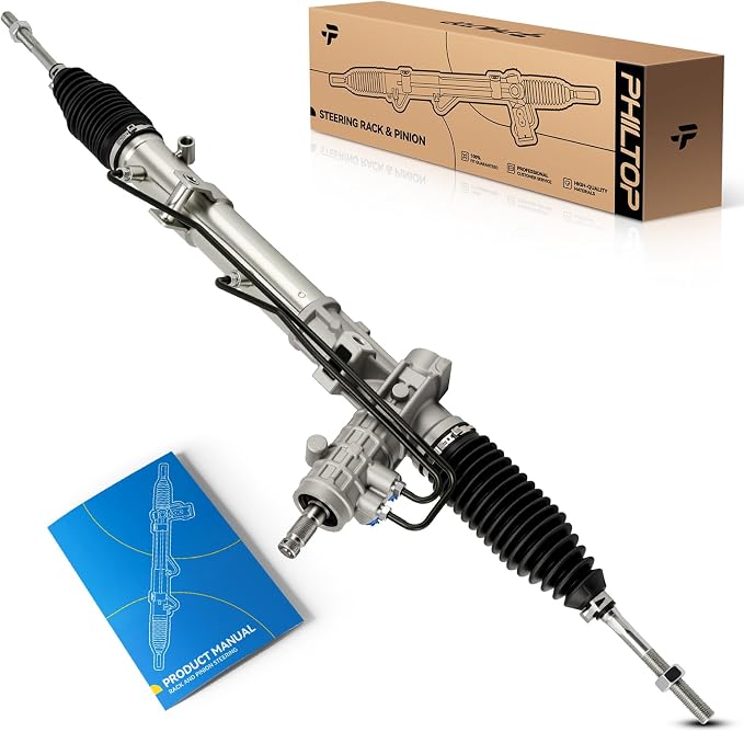 PHILTOP Power Steering Rack & Pinion Assembly for 328i, 325i, 318i, M3, 328is, 325is, 318is, 323i, Z3, 323is, 318ti, Hydraulic Power Steering, OEM Replacement 26-1822