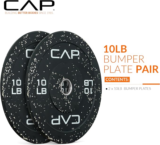 CAP Barbell Rubber Olympic Bumper Plate | Multiple Options/Colors