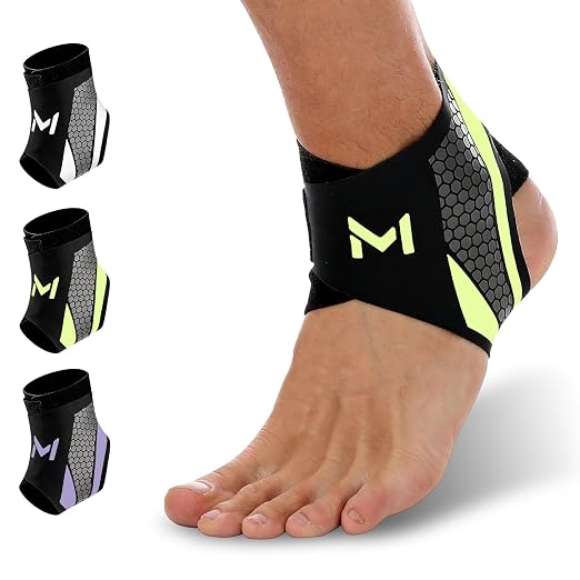 Ankle Brace for Men & Women, Ankle Brace Compression Support Stabilize, Lace up Ankles Sock,Basketball Ankle Stabilizer, Foot Ankle Orthopedic Grade Tendonitis Protection (Green)