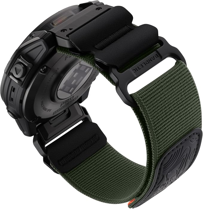 Bandletic Quick Fit 22mm Compatible with Garmin Instinct 3 2 Watch Band | CSPE Rib Bonds Buckle,Durable,Adjustable for Fenix 8 E 47mm/7 6 Pro/5 Plus/Forerunner 965/955/945/Approach S70/S62/S60/Epix