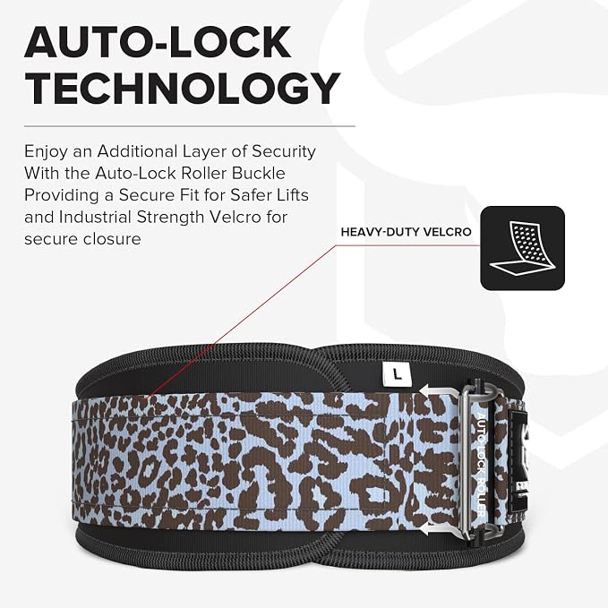 Weight Lifting Belt for Men and Women - Great for Squats, Deadlift, Lunge, Exercises and Training - Best for Olympic, Cross-Training and Bodybuilding Workout