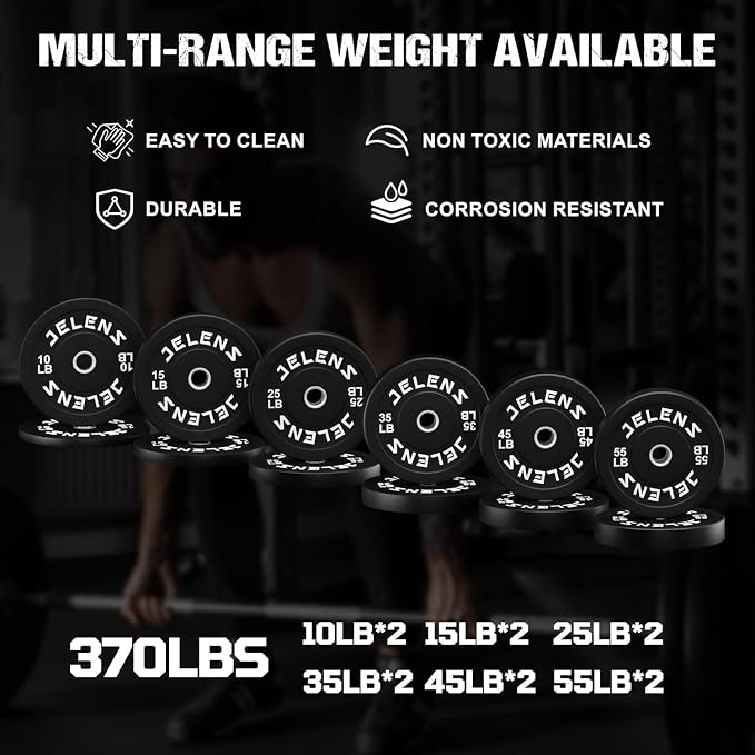 JELENS S11 Power Cage, 2000LB Multi-Function Power Rack with LAT Pulldown, Squat Rack with Adjustable Pulley System and Training Attachments, Weight Rack for Home Gym
