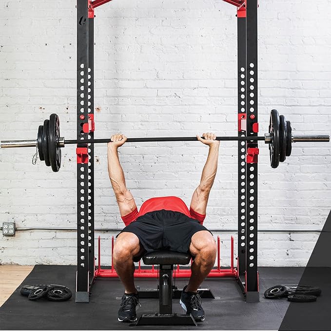Lifeline Fitness Rubber Grip Plates For Olympic Barbell - 2" Weight Plates for Home or Gym - Strength Training Single Plates - 2.5/5/10/25/35/45 LB Options
