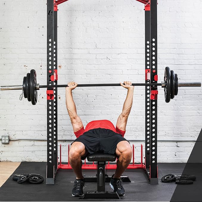 Lifeline Fitness Rubber Grip Plates For Olympic Barbell - 2" Weight Plates for Home or Gym - Strength Training Single Plates - 2.5/5/10/25/35/45 LB Options