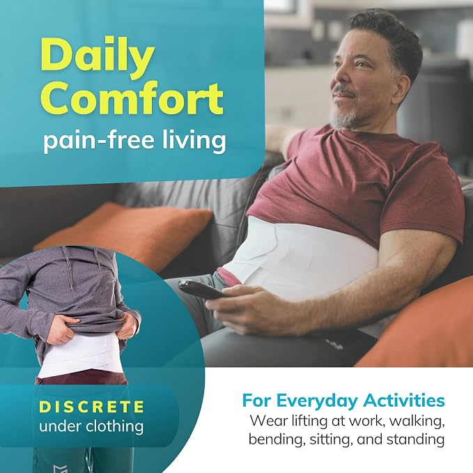 BraceAbility Plus Size 2XL Bariatric Back Brace - XXL Big and Tall Lumbar Support Girdle for Obesity Lower Back Pain in Extra Large, Heavy or Overweight Men and Women (Fits 50"-55")