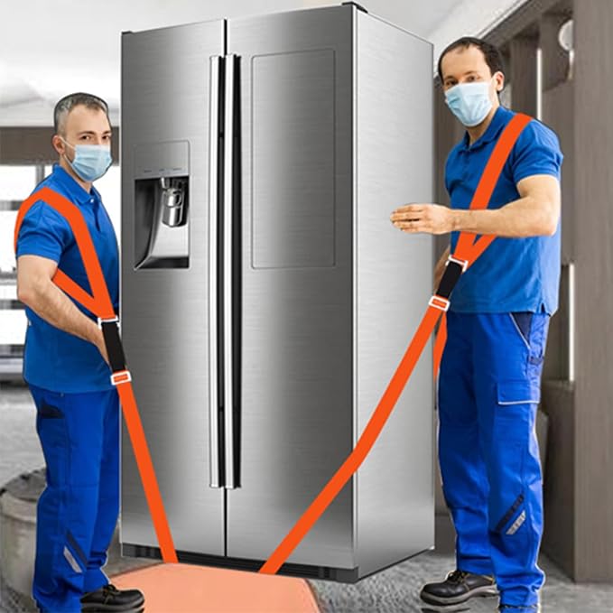 Moving Straps Adjustable, Furniture Moving Lifting Straps for 2 Movers，Shoulder Lifting System for Move Furniture, Appliances, Mattresses, Heavy Objects up to 800 lbs