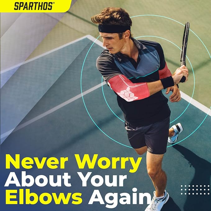 Sparthos Elbow Compression Sleeve, Tennis Elbow Brace, Men Women