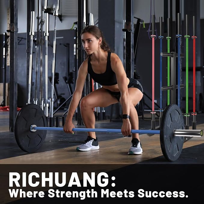 7ft Olympic Barbell 28mm 45lb – 500/700/1000LB Bar for Home Gym | Ceramic coated steel. Smooth spinning sleeves. Fits 2" plates. For snatch, clean and jerk, squats, deadlifts, bench press.