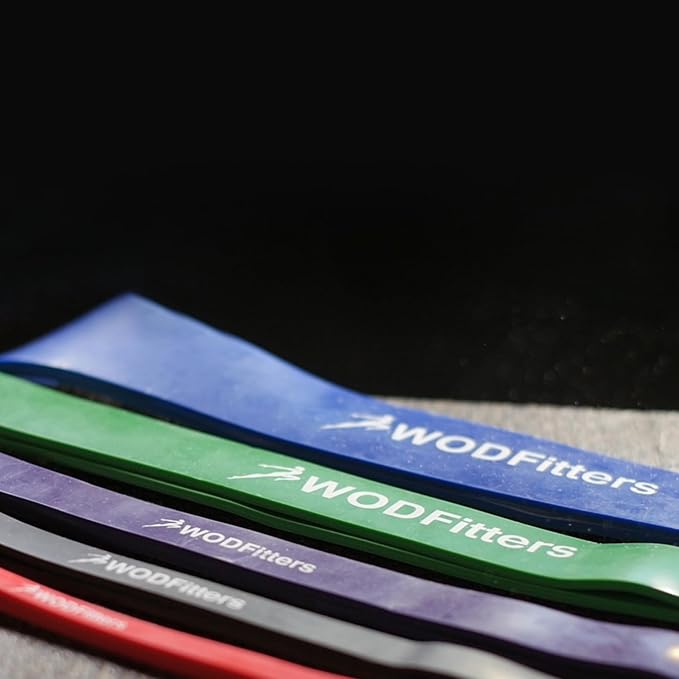 WODFitters Pro Series Pull-Up Assistance Bands – Premium Resistance Loop Bands for Assisted Pull Ups, Muscle Ups, Strength Training & Mobility – Durable Bands for Functional Fitness