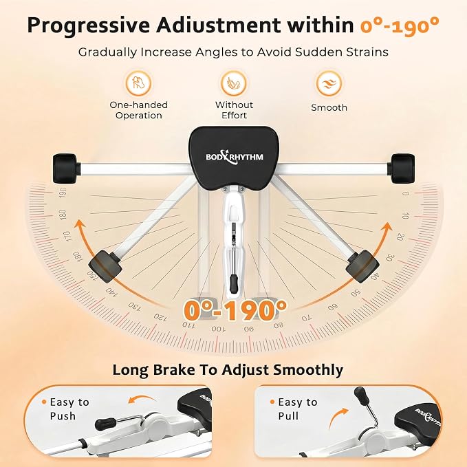 BODY RHYTHM Leg Stretcher - Split Machine for Leg Stretching - Flexibility Stretching Equipment - Ballet, Yoga, Dance, Martial Arts, MMA - Home Yoga Gym Fitness