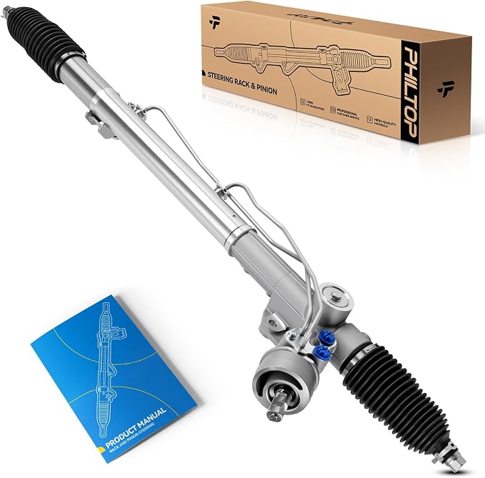 PHILTOP Power Steering Rack & Pinion Assembly for 1998-2005 Passat, 1996-2001 A4 Quattro/A4, 2000-2002 S4, Hydraulic Power Steering, OEM Replacement 26-9006