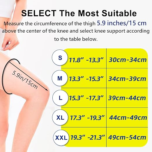 2 Pack Full Leg Compression Sleeves, Long Knee Brace Support for ACL,PCL, Meniscus Tear, Arthritis, Tendinitis, Men And Women (Rose Red, XX-Large)