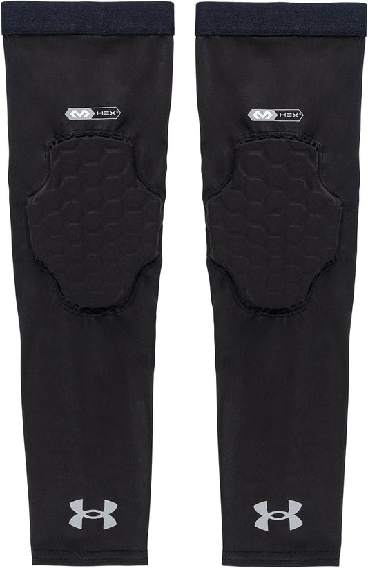 Under Armour Volleyball Padded Elbow Sleeves - Compression Sleeves for Arm Protection & Comfort - Sew-Free Volleyball Gear