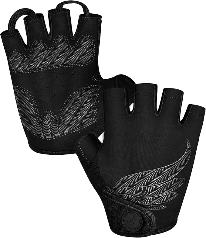 Cycling Gloves Bike Bicycle Gloves, Half Finger 5MM Gel Anti-Slip | Biking Gloves for Men Women Gym workout exercise Motorcycle Hiking Rowing Outdoor Sports