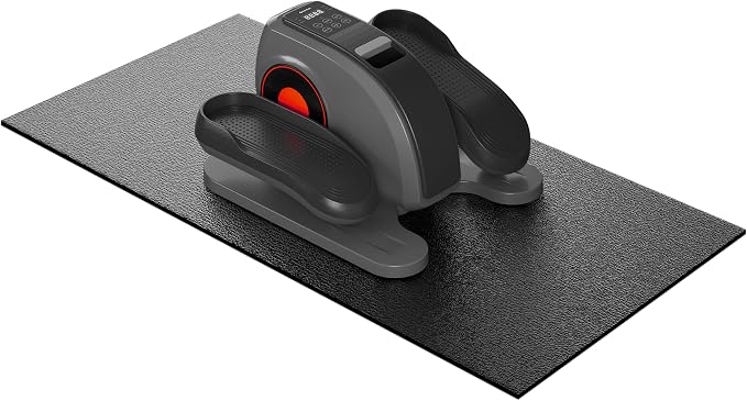 GymCope Treadmill Mat for Hardwood Floor Carpet 7'x3'/6'x3'/6'x2.5'/4'x2' | 6mm Thick Exercise Equipment Gym Mat, Compatible with Peloton Bike, Indoor Spin Bike, Elliptical