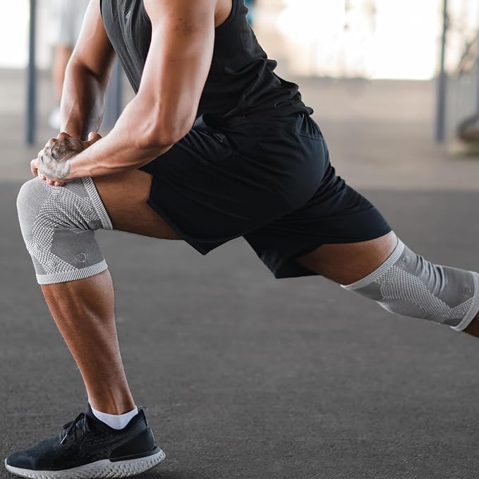 MagnetRX® Magnetic Knee Sleeve – (2-Pack) Effective Compression Knee Brace with Magnets for Knee Comfort & Recovery – Magnetic Knee Brace Support (Medium)