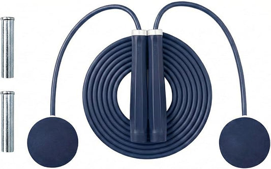 Keep 2-in-1 Weighted Jump Rope for Fitness, Cordless Ropeless Skipping Rope with 65mm Weighted Balls & Adjustable 3M Rope, Indoor Cardio Workout Rope for Home Gym, Men & Women