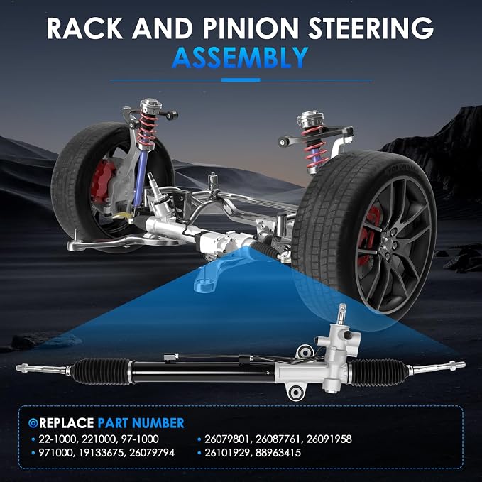 26-2754 Hydraulic Power Steering Rack and Pinion Fit for Honda Pilot 2009-2015 V6 3.5L Automotive Replacement Rack & Pinion Assembly 53601SZAA51 53601SZAA02 53601-SZA-A51