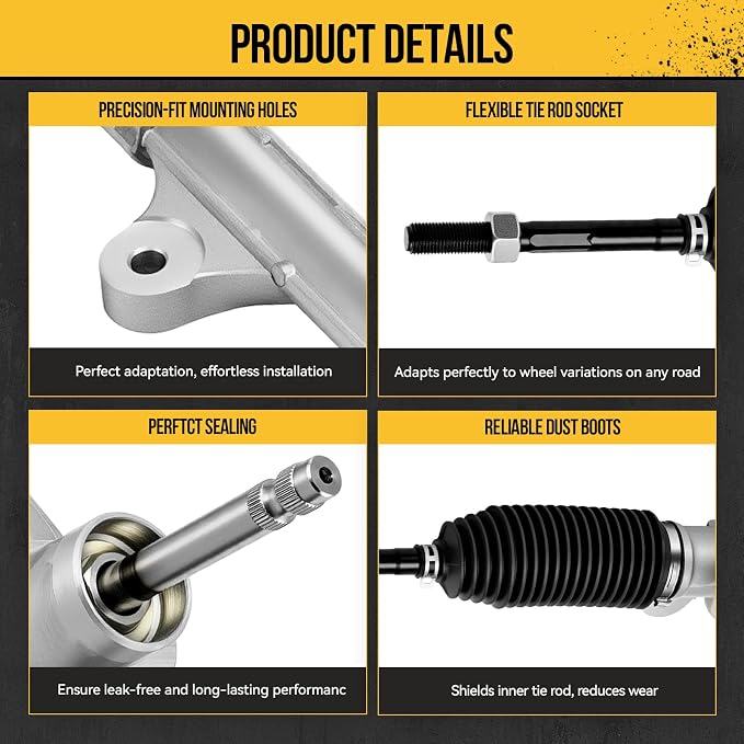 KAC Electronic Steering Rack and Pinion Replacement for Kia Forte 2014-2018 All Models, Forte 5 2014-2016 2018 2.0L, Rack and Pinion Replace 1G-2412