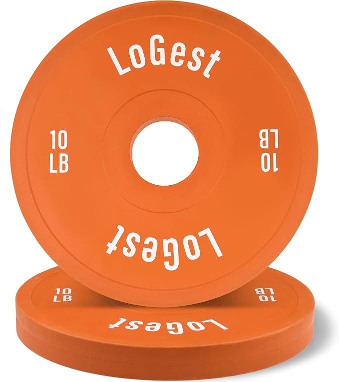 Logest Change Weight Plates 0.50LB 1.25LB 2.5LB 5LB Set Weight Plates for Olympic Bars Perfect for Strength Training Weight Plates Exercise Balance Increase Fractional Plate Olympic Bumper Plates