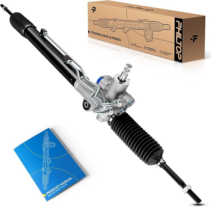 PHILTOP Power Steering Rack and Pinion Compatible with Honda Pilot 2003 2004 2005 2006 2007 2008 All Models, Hydraulic Rack and Pinion Replace 26-2719