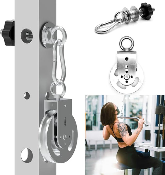 Heavy-Duty Power Rack Attachments, Quick-Install Home Gym Accessories for 2x2, 2x3 & 3x3 Power Racks, Fits 1/2" & 1" Holes