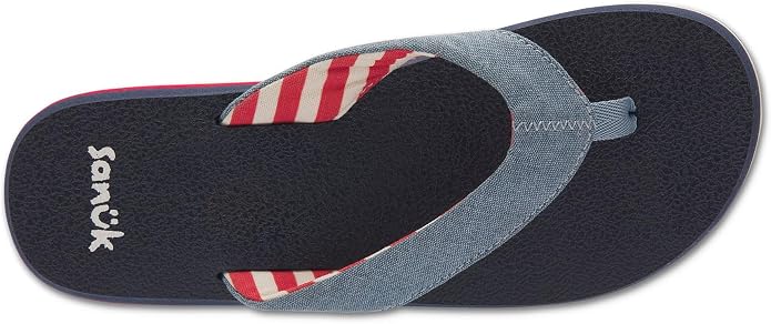 Sanuk Yoga Mat II | Flip Flops for Women | Yoga Sandals For Women | Women's Beach Sandals | Memory Foam Footbed