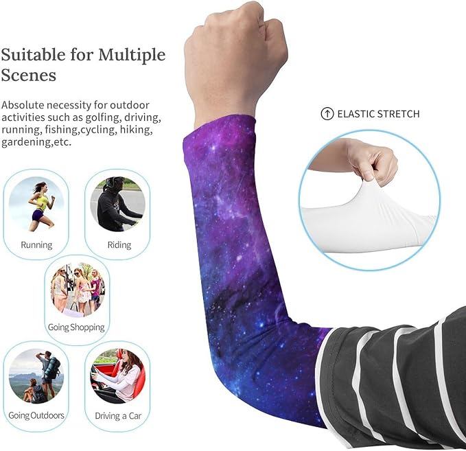 Marble Sports Compression Arm Sleeves for Men & Women - Youth Arm Sleeve Baseball Volleyball Sleeves & Basketball Sleeve