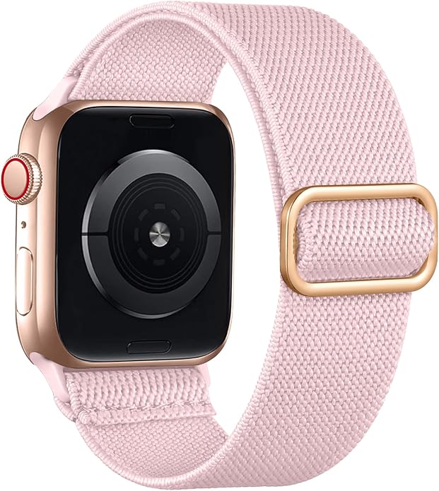 Lerobo Braided Band Compatible with Apple Watch Series 11 10 9 8 7 46mm 45mm 41mm Ultra SE 3 2 1 49mm Series 6 5 4 3 44mm 40mm 38mm 42mm Men iWatch Bands Women Stretchy Nylon Solo Loop Sport Strap