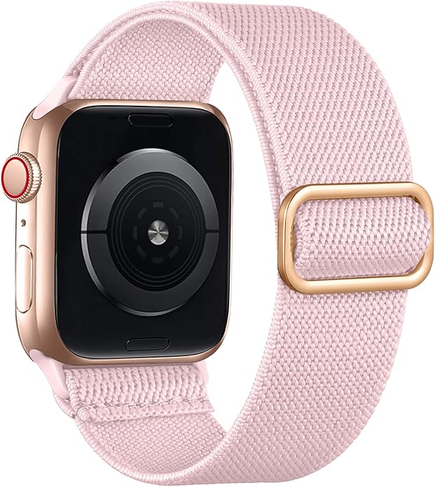 Lerobo Braided Band Compatible with Apple Watch Series 11 10 9 8 7 46mm 45mm 41mm Ultra SE 3 2 1 49mm Series 6 5 4 3 44mm 40mm 38mm 42mm Men iWatch Bands Women Stretchy Nylon Solo Loop Sport Strap