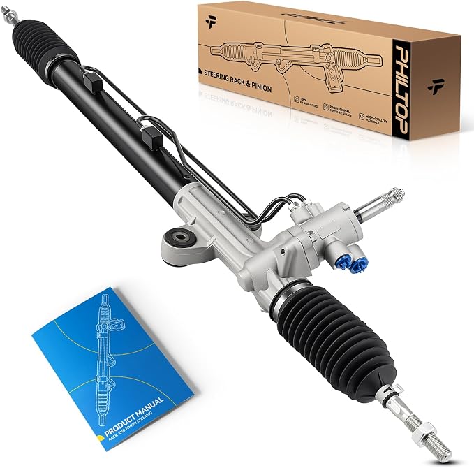 PHILTOP Power Steering Rack and Pinion Assembly for 98-02 Accord | 1998-2000 Accord 3.0L, Accord Coupe, 2001-2002 Accord 3.0L Sedan Replace No.53010S87A01, 53601S84A02, 53601S87A02, 261791