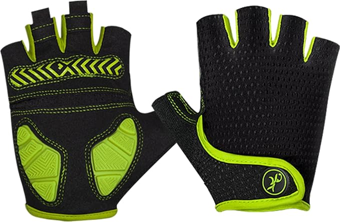 Cycling Gloves Bicycle Road Bike Gloves, Half Finger 5MM Gel | Biking Gloves for Men Women Gym workout exercise Motorcycle Hiking Rowing Outdoor Sports