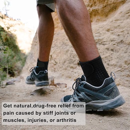Vinaco 2 pack Ankle Brace with adustable compression for Sprained Ankle | Perforated Quick-Dry Fabric, Crisscross Reinforcement Straps, Fits Both Foot, Adjustable Tension for Sports & Injury Recovery