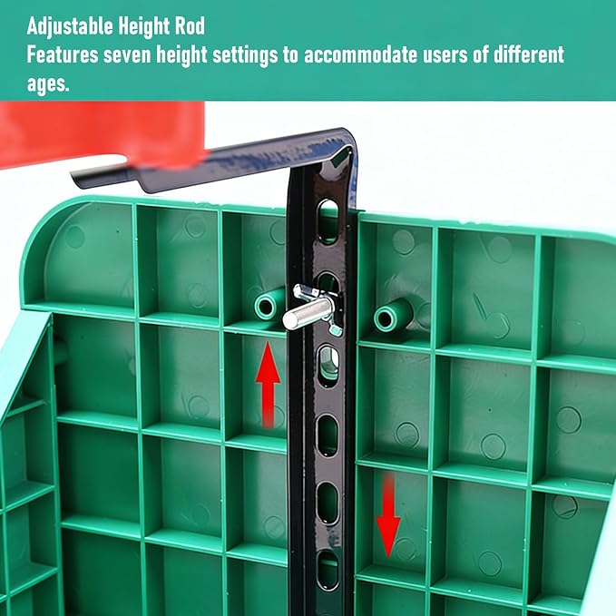 Adjustable Sit and Reach Flexibility Tester with Scale Portable Ligament Flexibility Assessment Measuring Instrument Fitness Test Tool for Kids Adults Home School Gym