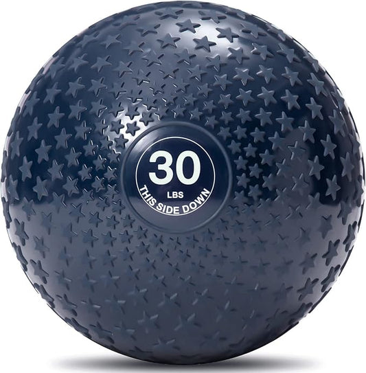 JFIT Slam Ball – Build Strength - Endurance & Power | Superior Grip | Sand-Filled Core | Indoor & Outdoor Use