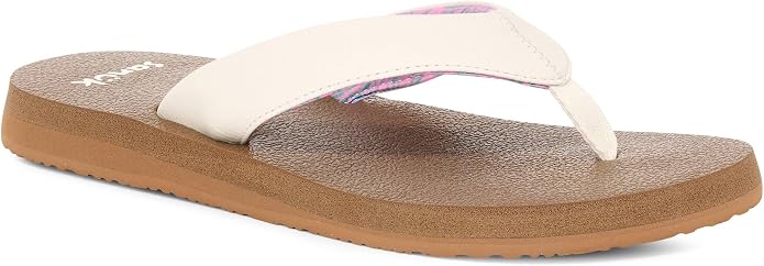 Sanuk Yoga Mat II | Flip Flops for Women | Yoga Sandals For Women | Women's Beach Sandals | Memory Foam Footbed