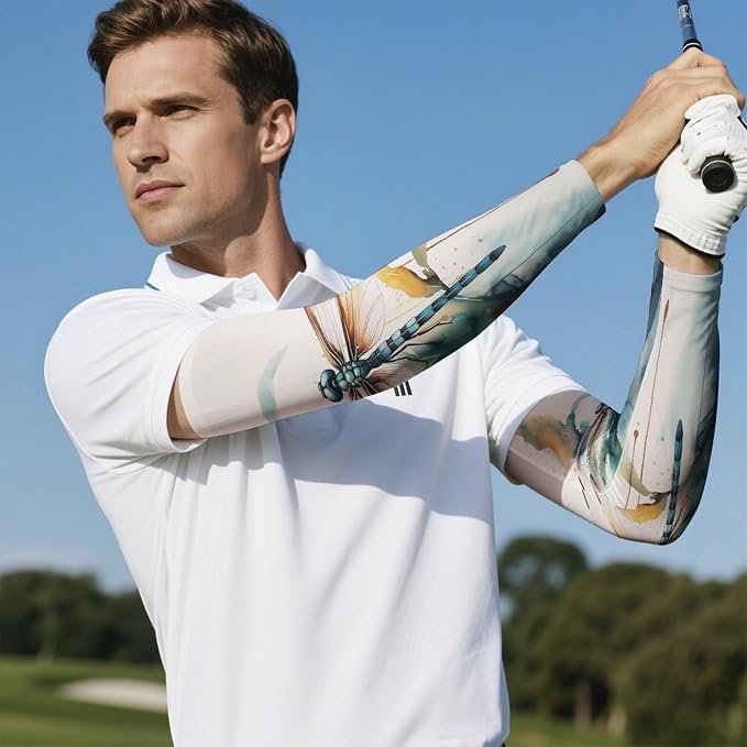 Marble Sports Compression Arm Sleeves for Men & Women - Youth Arm Sleeve Baseball Volleyball Sleeves & Basketball Sleeve