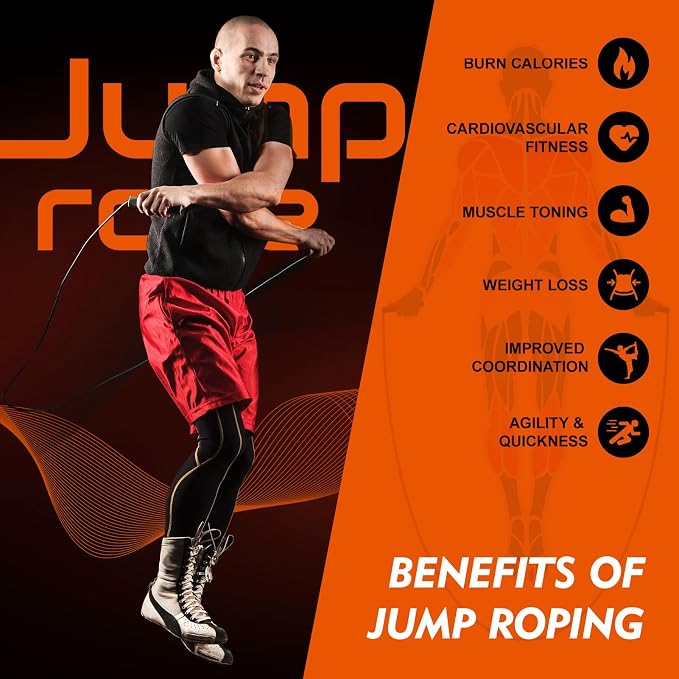 14 Pack Adjustable PVC Jump Rope for Cardio Fitness - Versatile Jump Rope for Women Men Kids Christmas Gift -Tangle-Free for Keeping Fit, Training, Workout