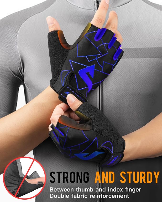 ATERCEL Cycling Gloves, Bike Gloves for Men Women, Bicycle Glove for Cycling, Workout, Gym, Training, Weight Lifting Outdoor, Mountain Bike, and Riding