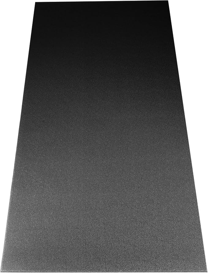 GWT 36" x 78" Durable Anti-Slip Workout Mat - 1/4" Thick Ultimate Floor Protection, Noise-Reducing,Tear-Resistant All-Purpose Exercise Mat for Treadmills, Home Gym, Yoga, and Weightlifting