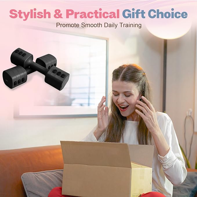 kisnbld Adjustable Dumbbell Set, 2-in-1 Dumbbells & Kettlebell,Hand Weights | 2.2-5.5lb Each Free Weights for Women Beginners with Fast Adjustment,Weights Set for Home Gym & Outdoor Exercise Training