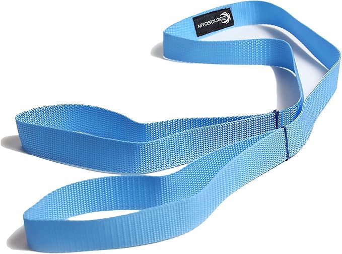 Tumble Pro X Ankle Straps Kit – Cheerleading Standing Tumbling Equipment, Gymnastics Backhandspring Trainer – Includes Flexibility Stunt Stretch Strap – Blue, Pink, Purple
