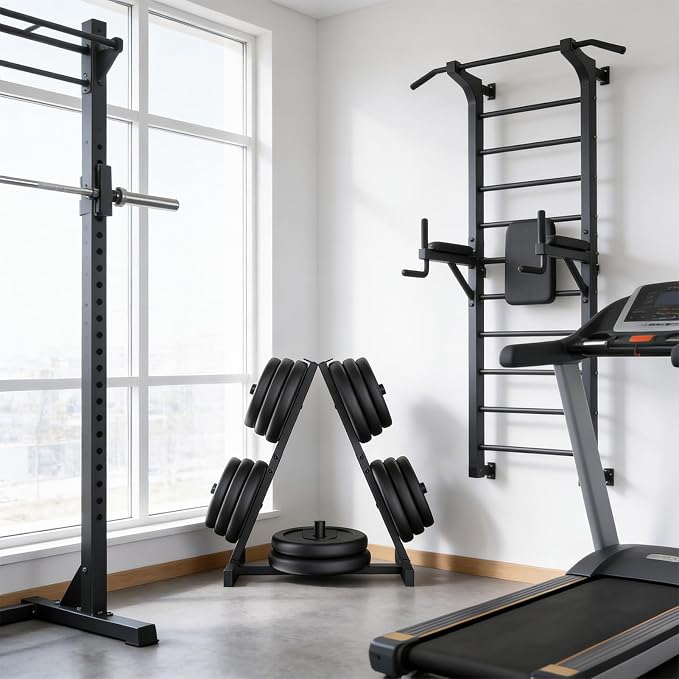 Weight Plate Rack, Weight Tree, Home Gym Storage Stand, Holds 300 lbs