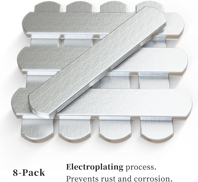 Mavee Fractional Weight Vest Plates, Rustproof Solid Steel Inserts for Rucking, Tactical Carrier & Strength Training