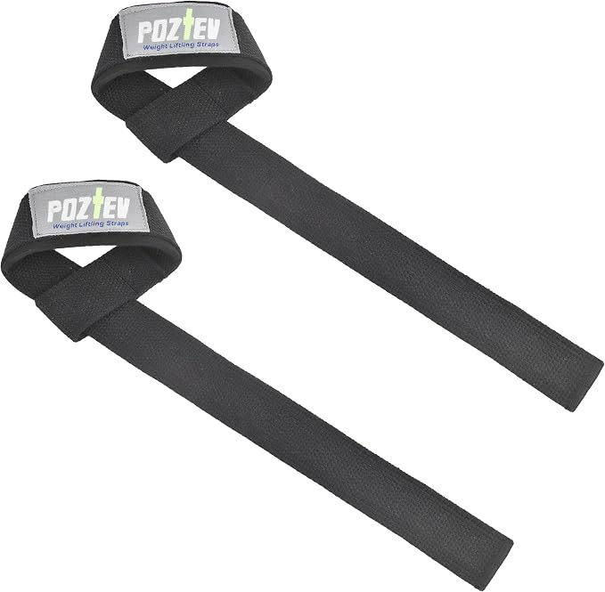 Lifting Straps for Weightlifting, Deadlifts & Pull-Ups – Non-Slip, Heavy-Duty Wrist Strap for Men & Women - 18" Cotton Gym Workouts Straps with Neoprene Padding for Powerlifting, Bodybuilding, Strength Training (Pair)